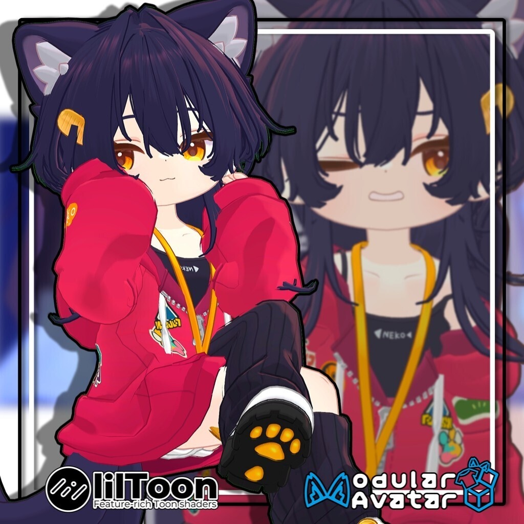 【20アバター対応】インテークウルフ/InterkWolf【髪型】