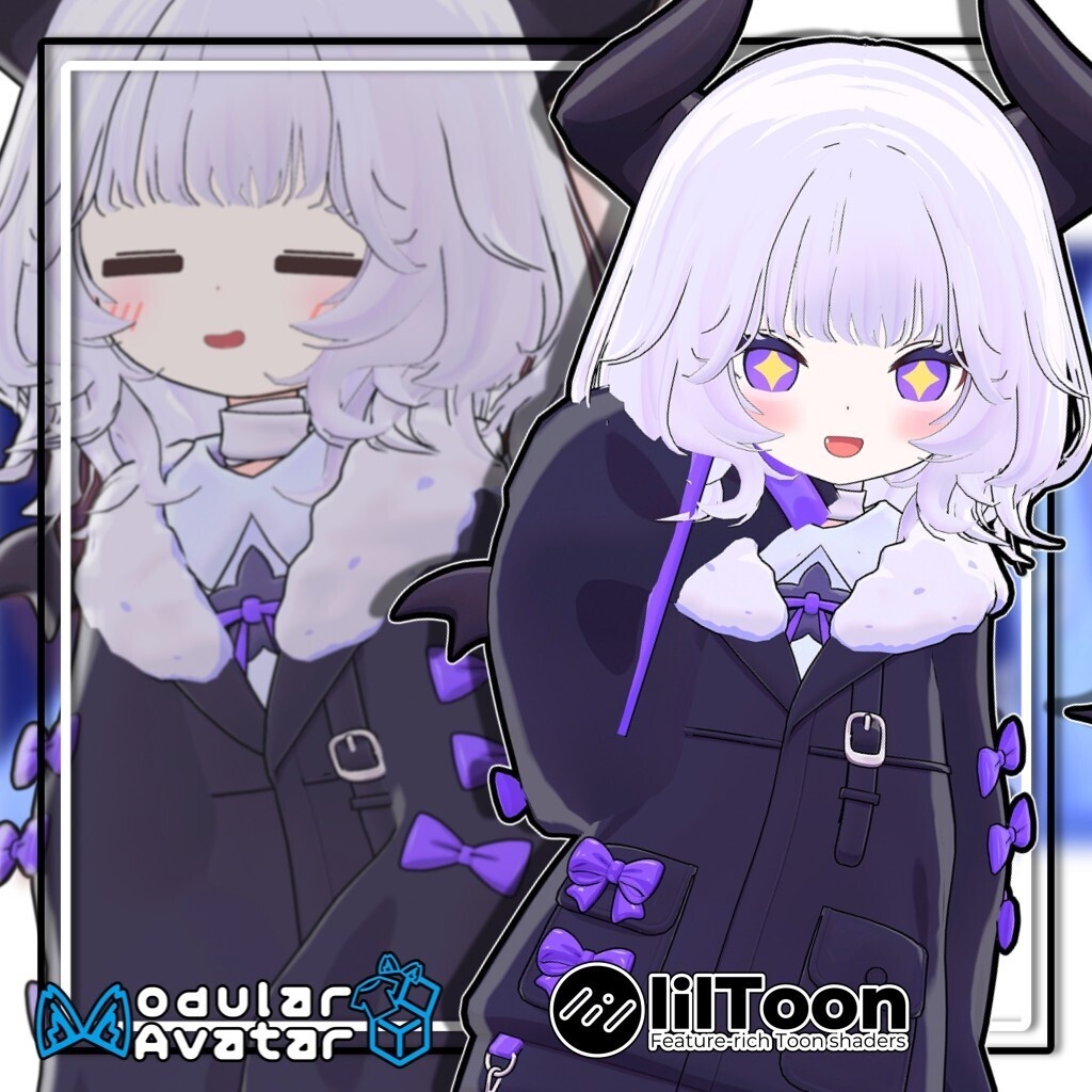 【複数アバター対応】ふわもこくびれボブ/Fluffy Soft Bob Hair【髪型】