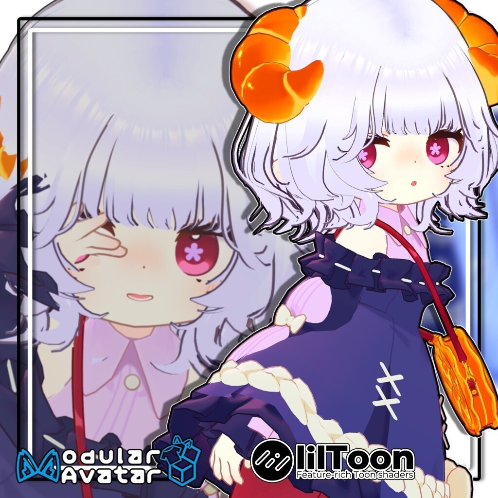 【複数アバター対応】ふわもこくびれボブ/Fluffy Soft Bob Hair【髪型】
