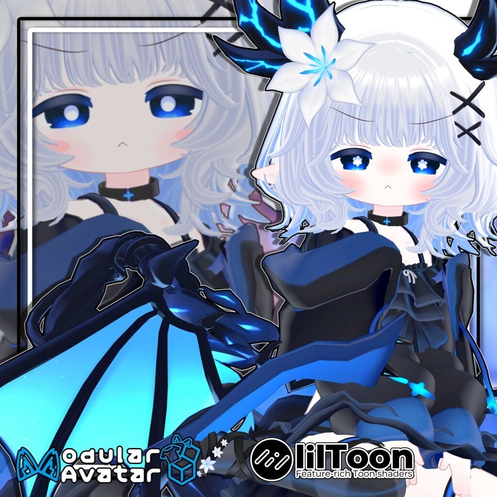 【複数アバター対応】ふわもこくびれボブ/Fluffy Soft Bob Hair【髪型】