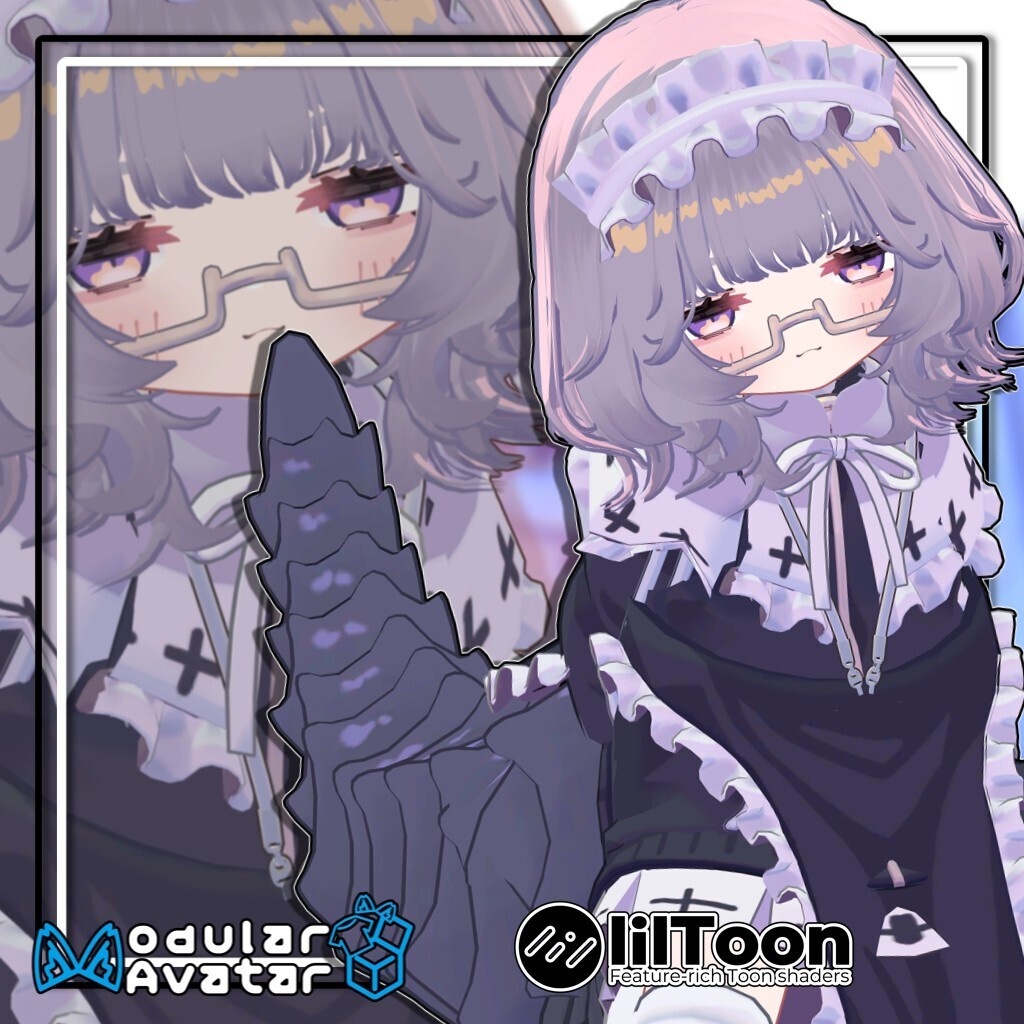 【複数アバター対応】ふわもこくびれボブ/Fluffy Soft Bob Hair【髪型】