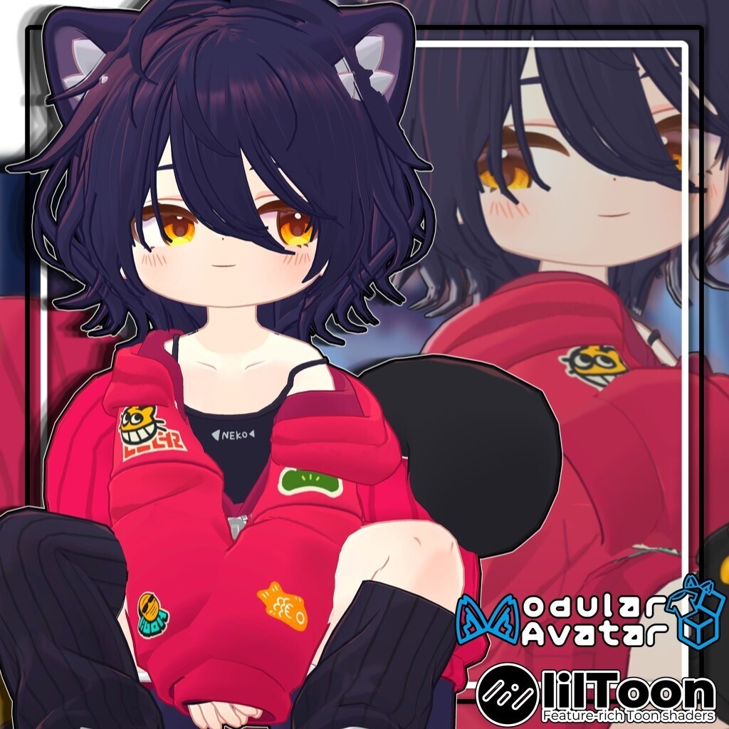 【23アバター対応】天然パーマ2/naturally curly Hair【MA対応】