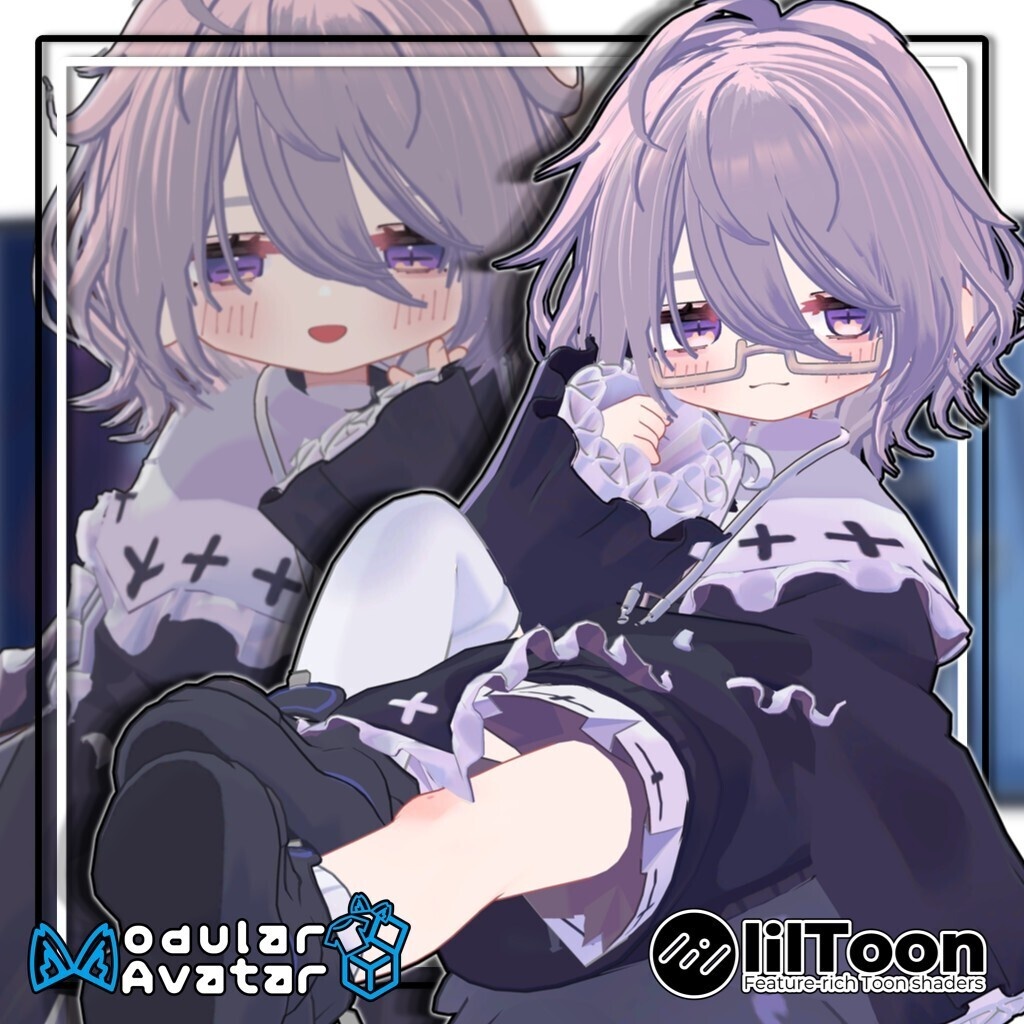 【23アバター対応】天然パーマ2/naturally curly Hair【MA対応】