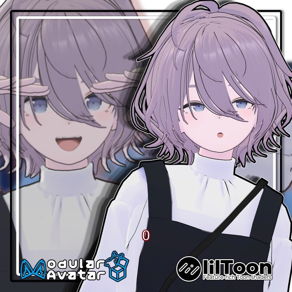【23アバター対応】天然パーマ2/naturally curly Hair【MA対応】