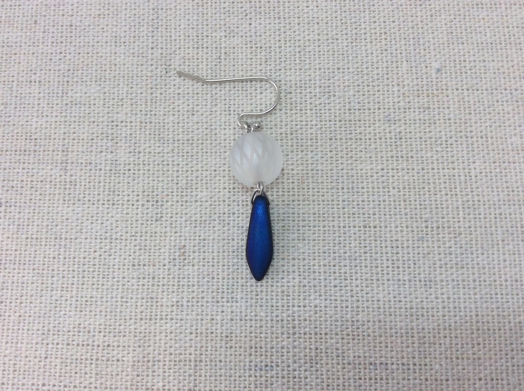 【パールホワイト】ガラスの風鈴