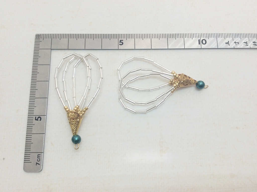 【シルバー】3連フープのピアス*イヤリング