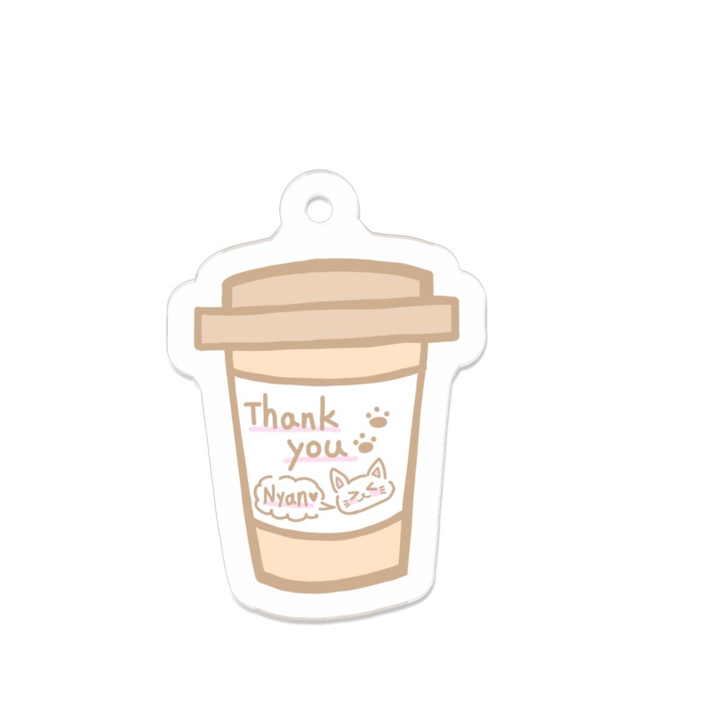 ねこちゃんの作ったドリンク アクキー