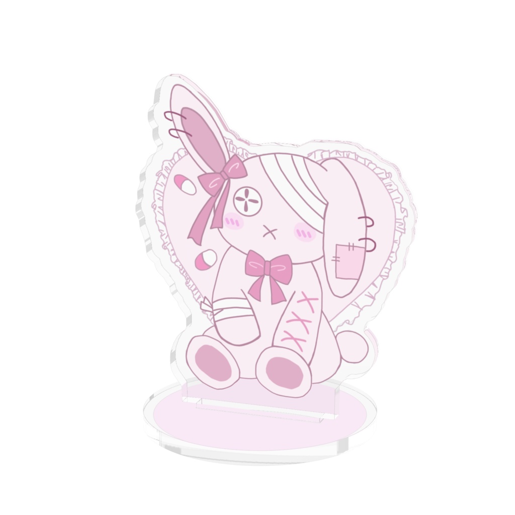 病みかわ♡うさぎちゃんバッグチャーム