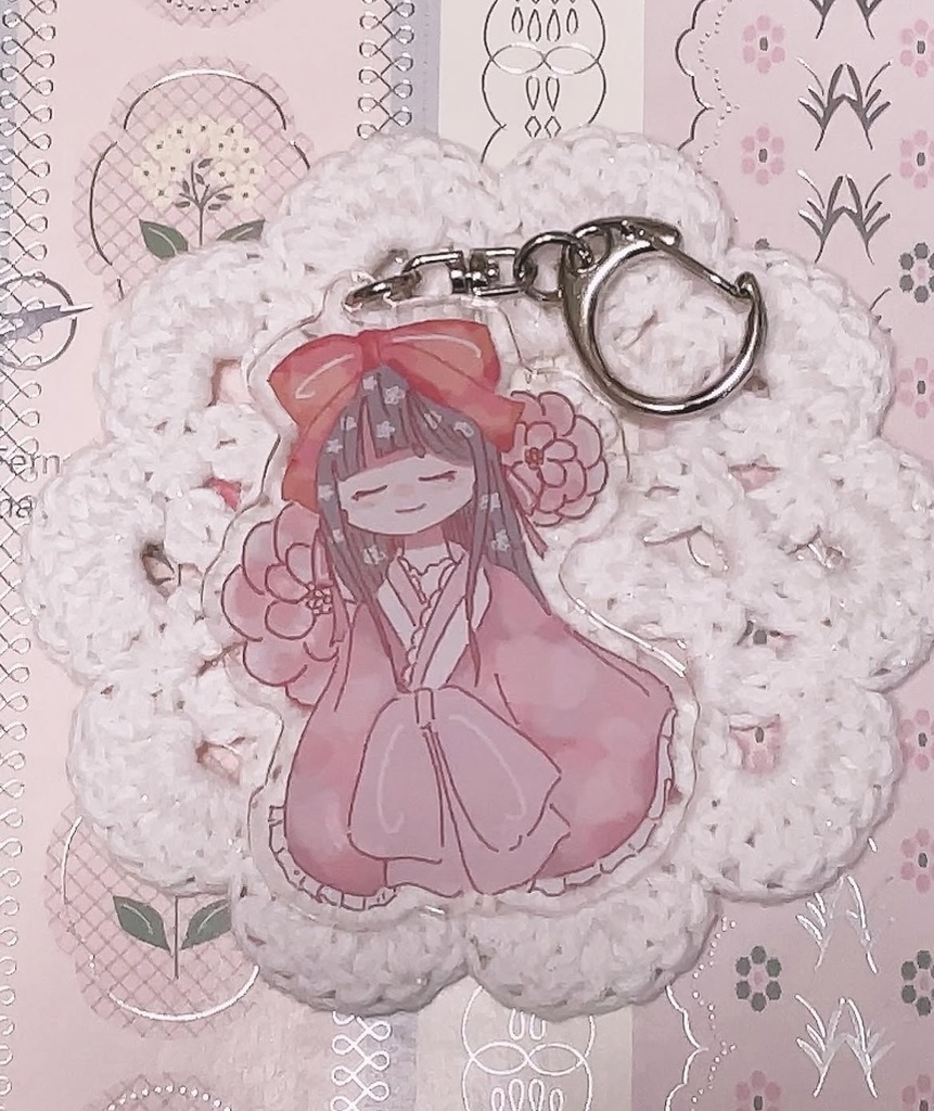 ロリータ着物な女の子 アクキー