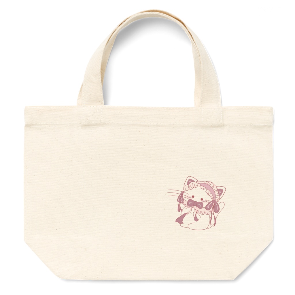 おめかしにゃんこのトートバッグ