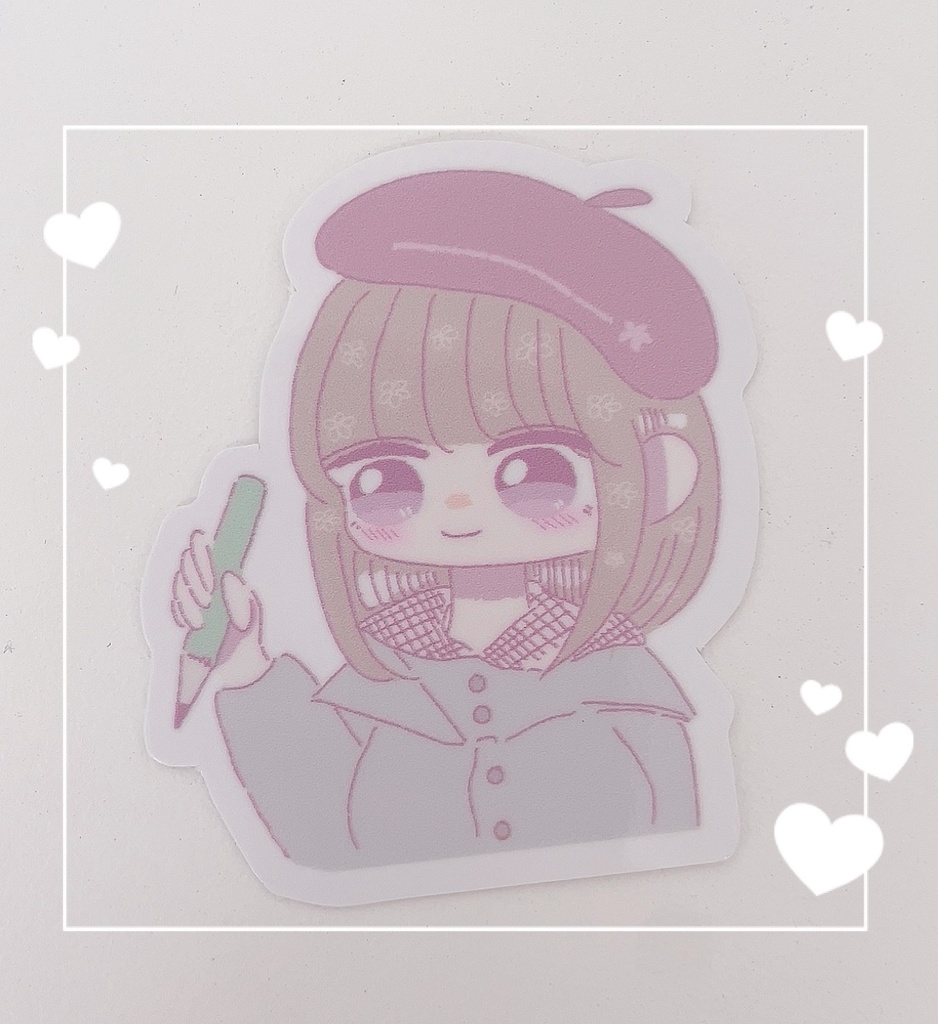 あまゆきちゃんのスマホステッカー