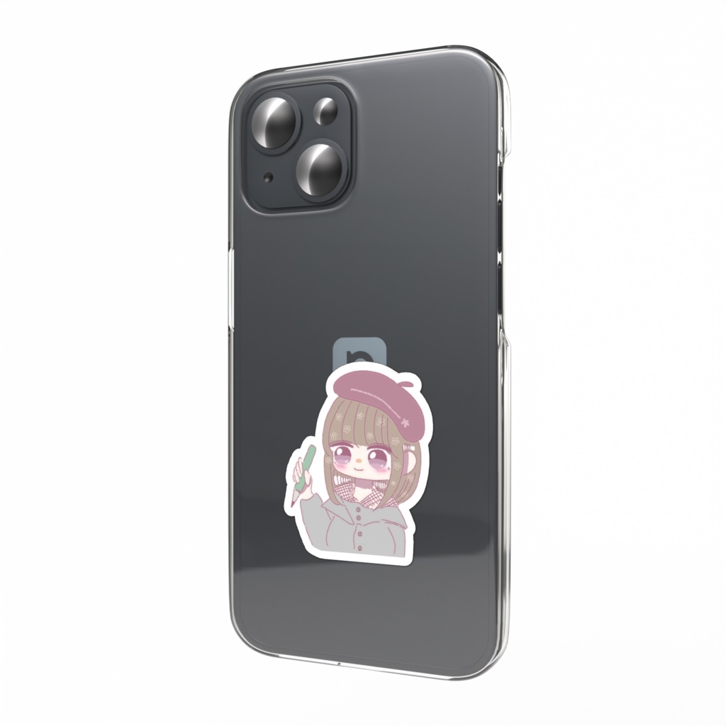 あまゆきちゃんのスマホステッカー