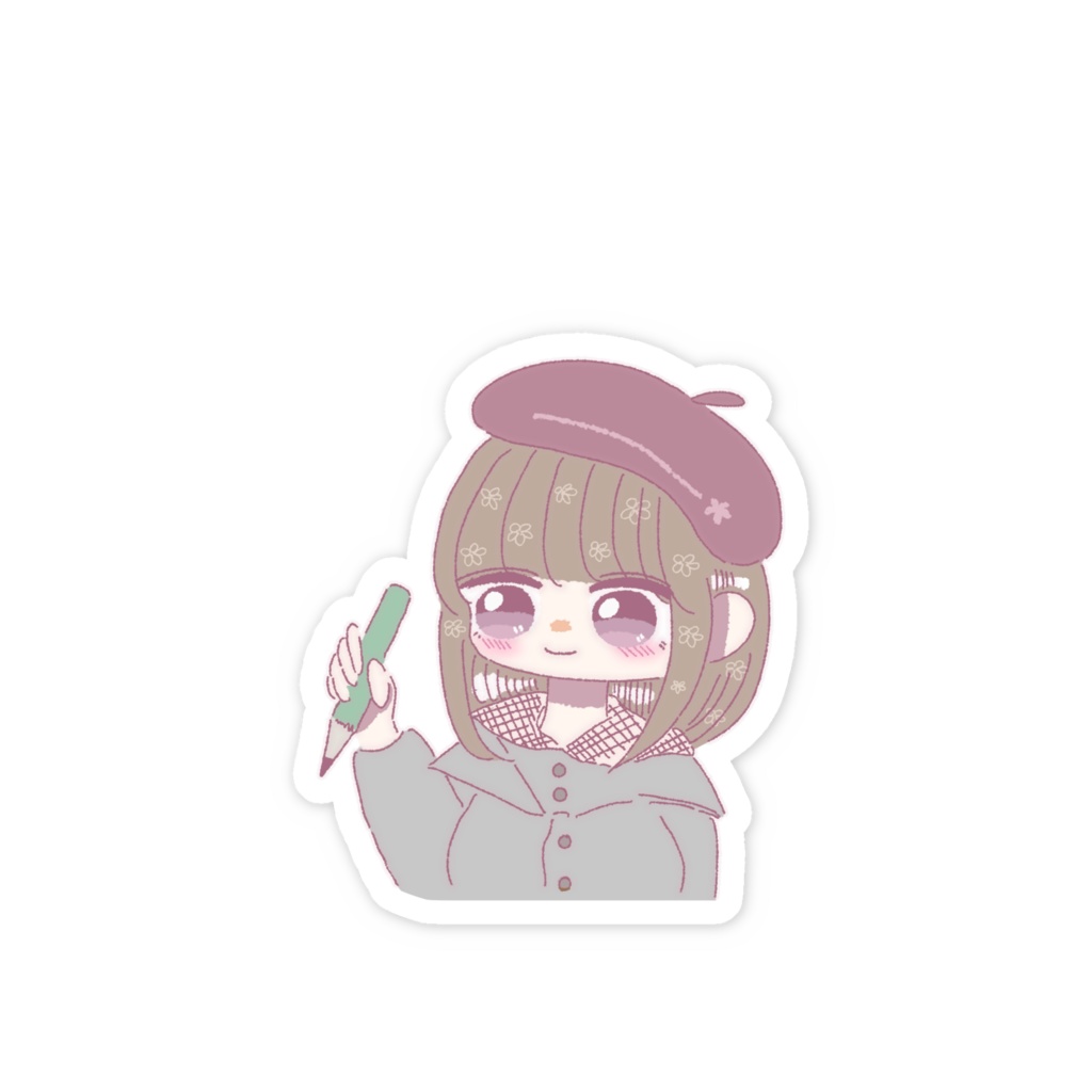 あまゆきちゃんのスマホステッカー