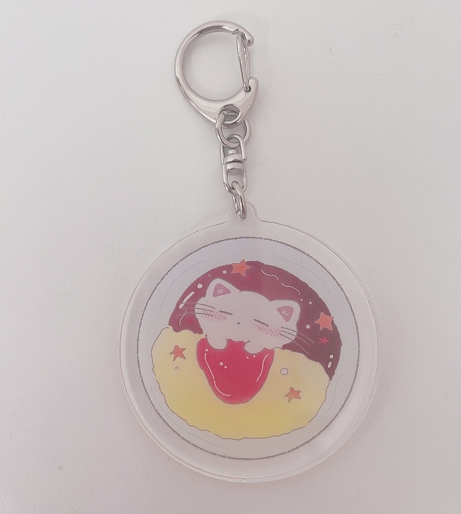 おねんねにゃんことオムライス アクキー