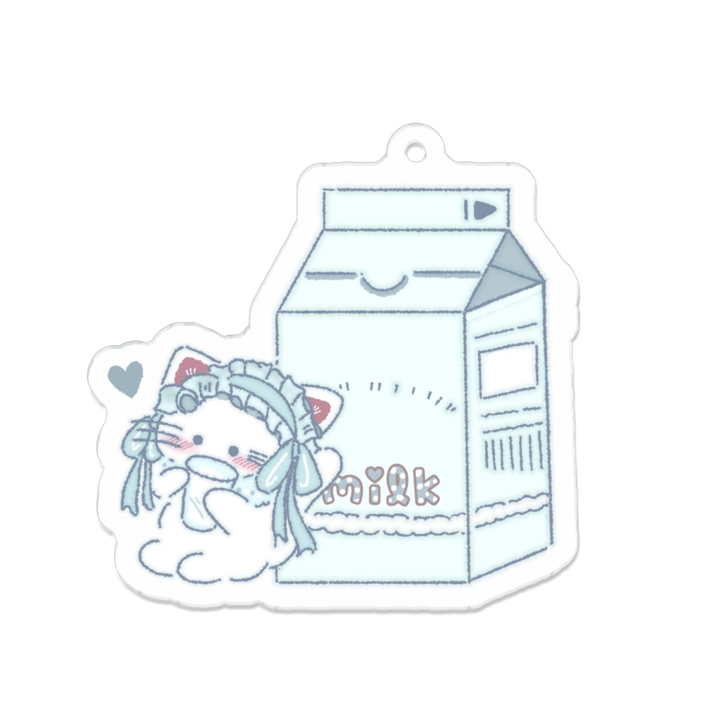 おめかしにゃんことミルク アクキー