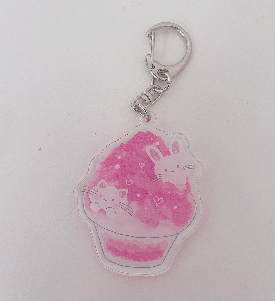 動物たちのかき氷 アクキー