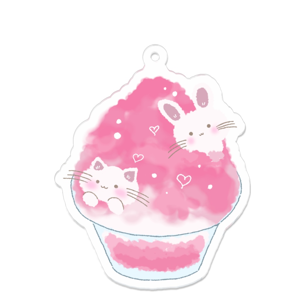 動物たちのかき氷 アクキー