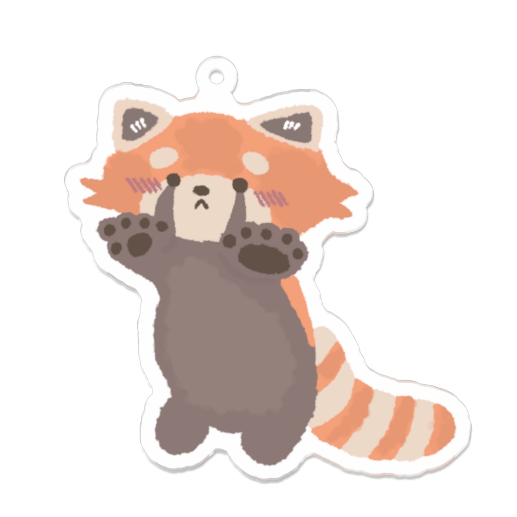 いかくレッサーちゃんのアクキー