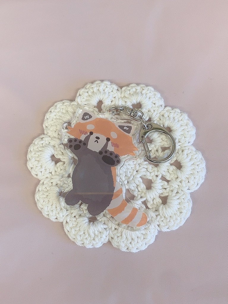 いかくレッサーちゃんのアクキー