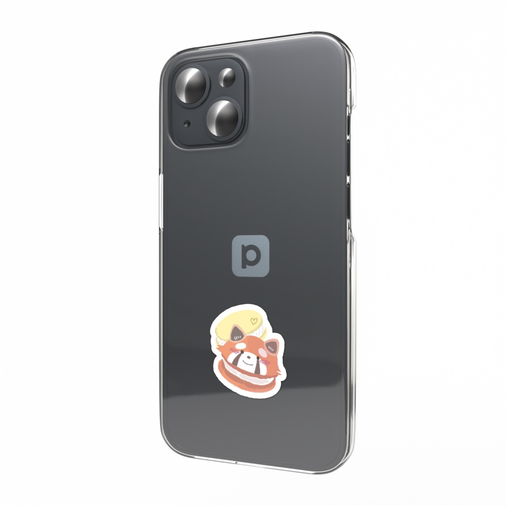 レッサーちゃんマカロン スマホステッカー