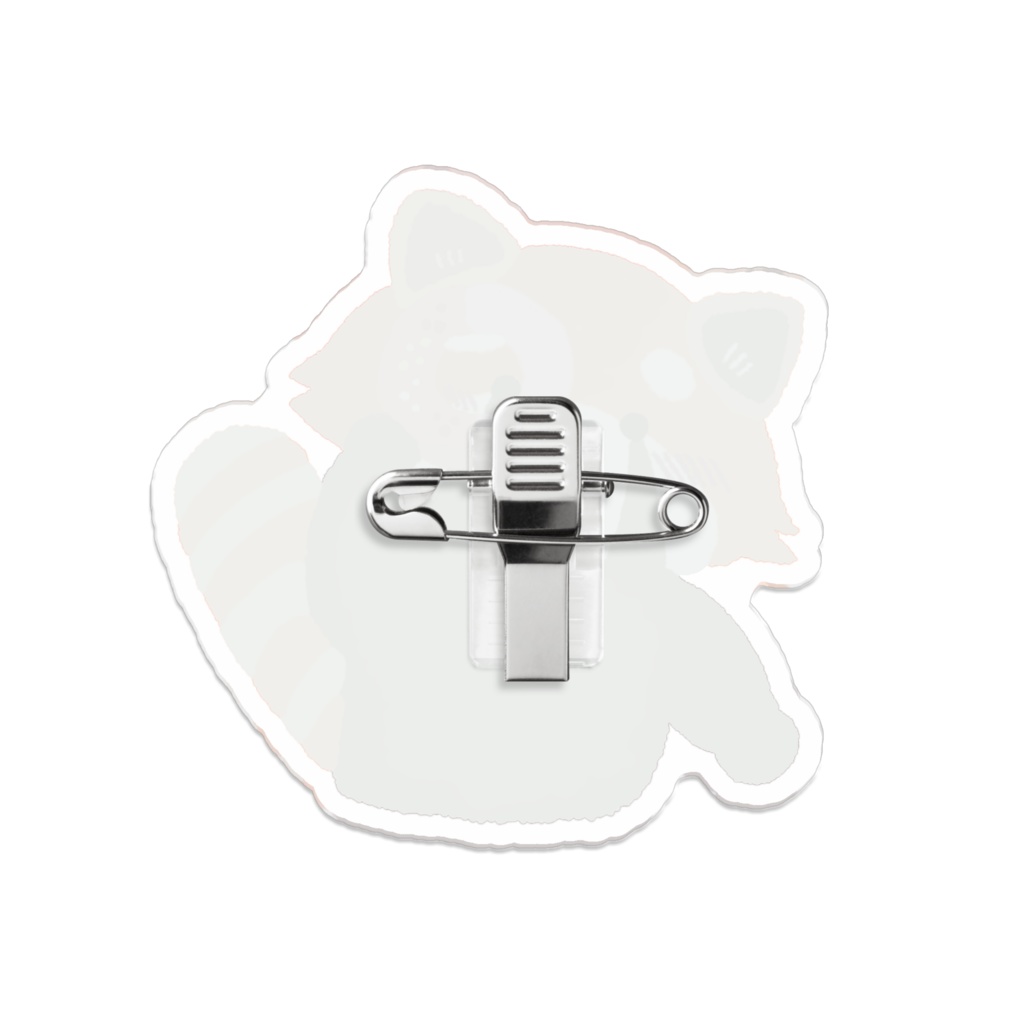 レッサーちゃんといちごドーナツ アクリルバッジ