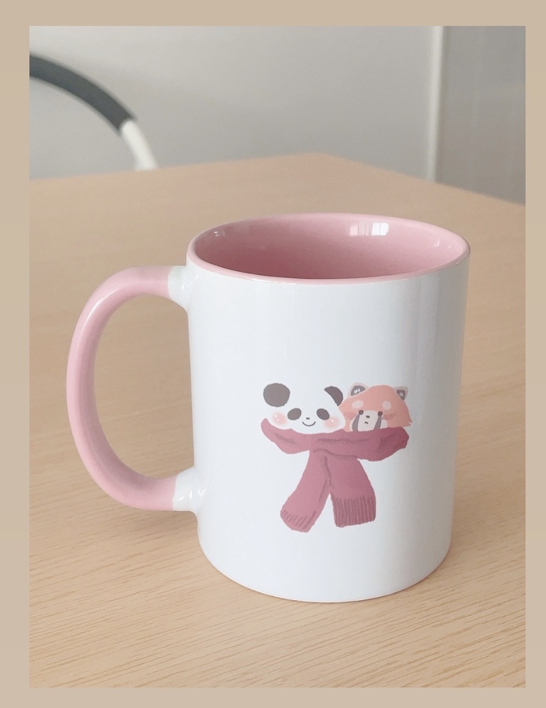 panda & red panda マグカップ