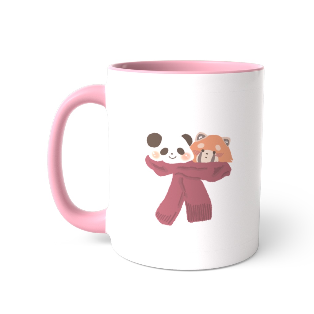 panda & red panda マグカップ