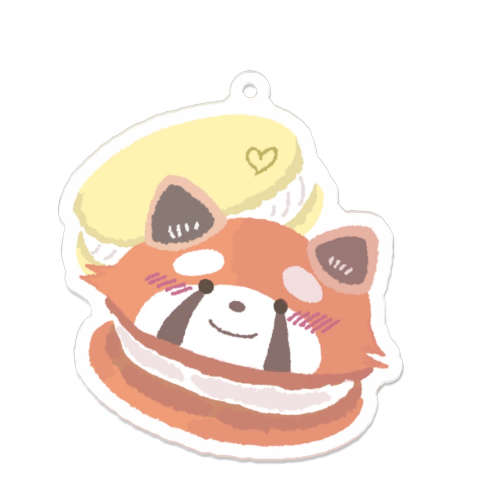 レッサーちゃんのマカロン キーホルダー