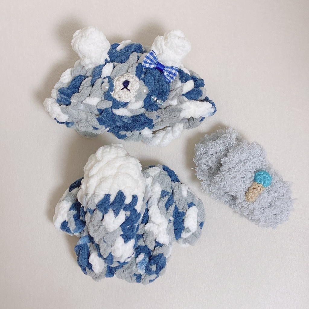 アイス編みぐるみ