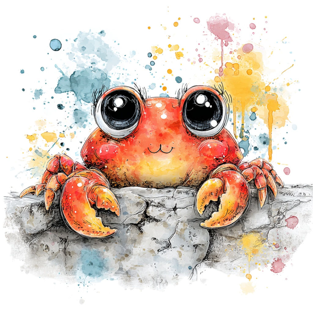 50枚のかわいい動物の覗き見クリップアート バンドル|チビ動物 イラスト セット|PNG透過