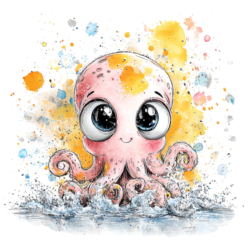 50枚のかわいい動物の覗き見クリップアート バンドル|チビ動物 イラスト セット|PNG透過