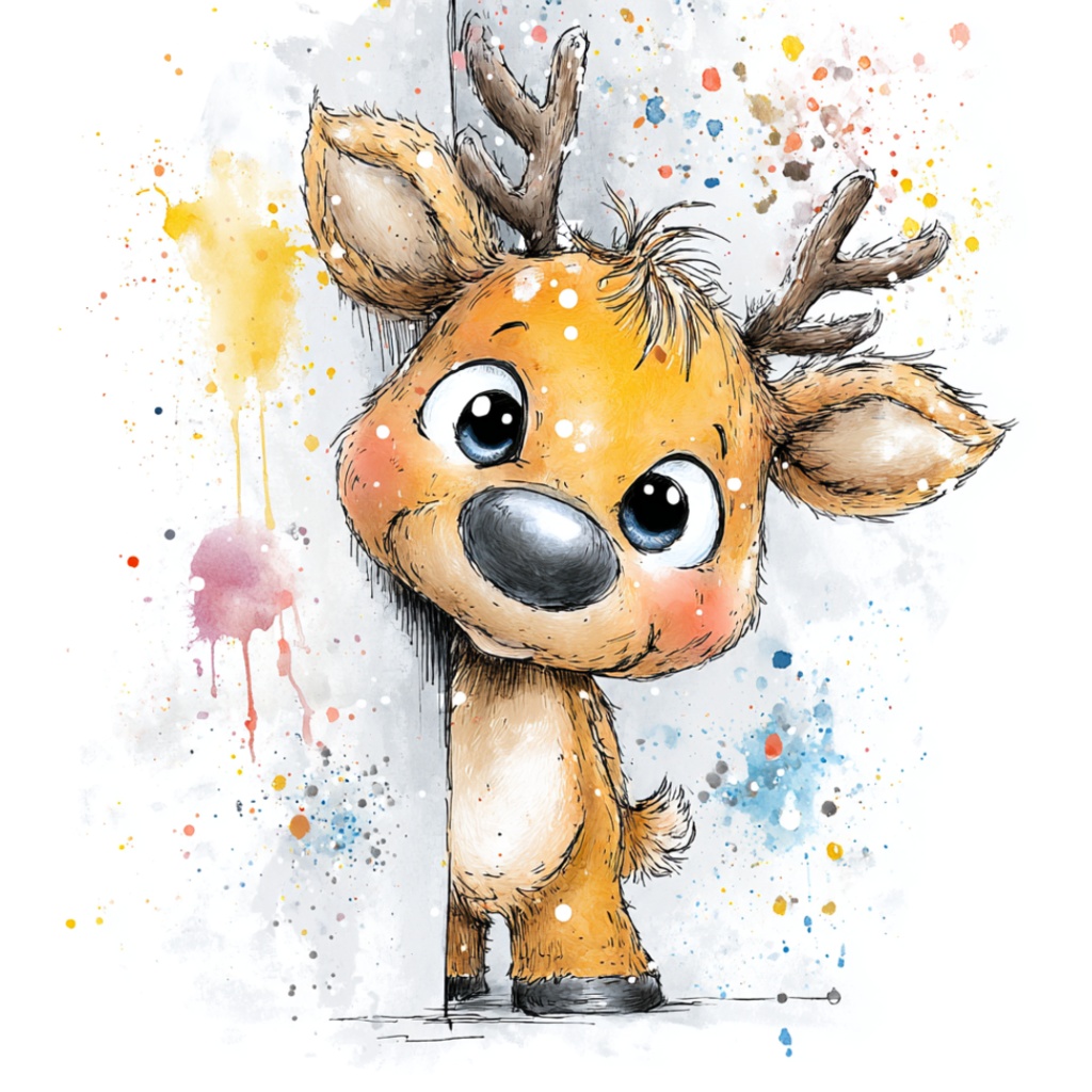 50枚のかわいい動物の覗き見クリップアート バンドル|チビ動物 イラスト セット|PNG透過