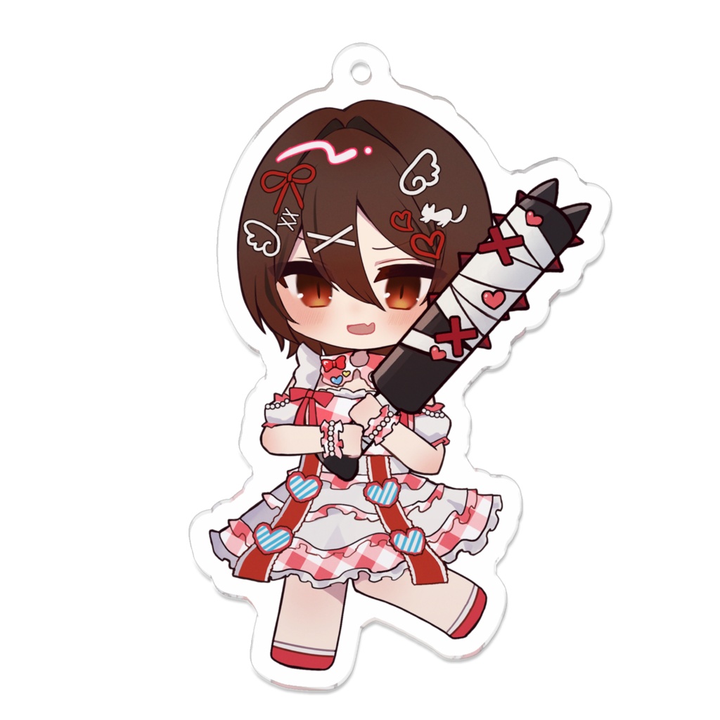 【うーこま】アクリルキーホルダー