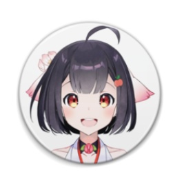 青森りんこ おおきめ缶バッジ(Type-A)