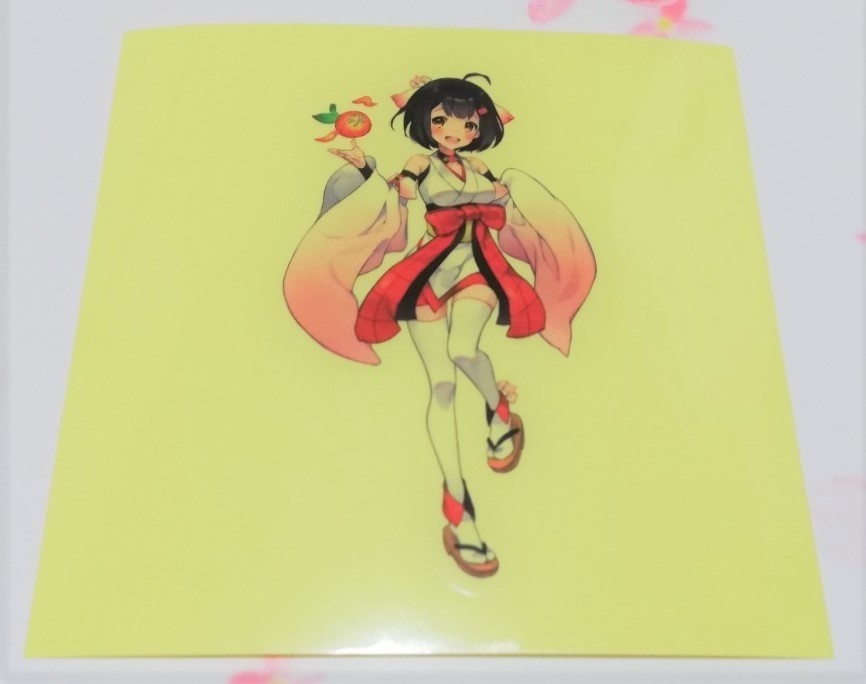 青森りんこ立ち絵クリアステッカー