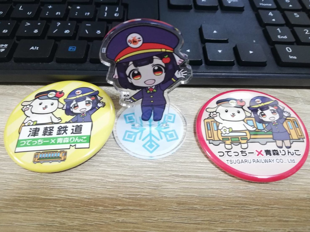 【残数:5】青森りんこ【車掌制服バージョン】アクリルフィギュア