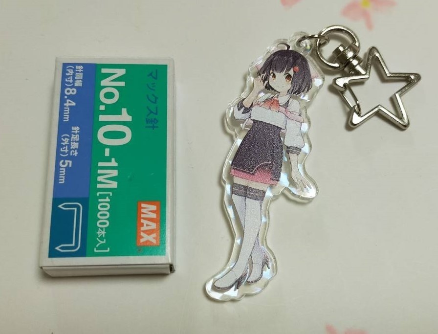 青森りんこ近未来制服おすましverキラキラアクリルキーホルダー