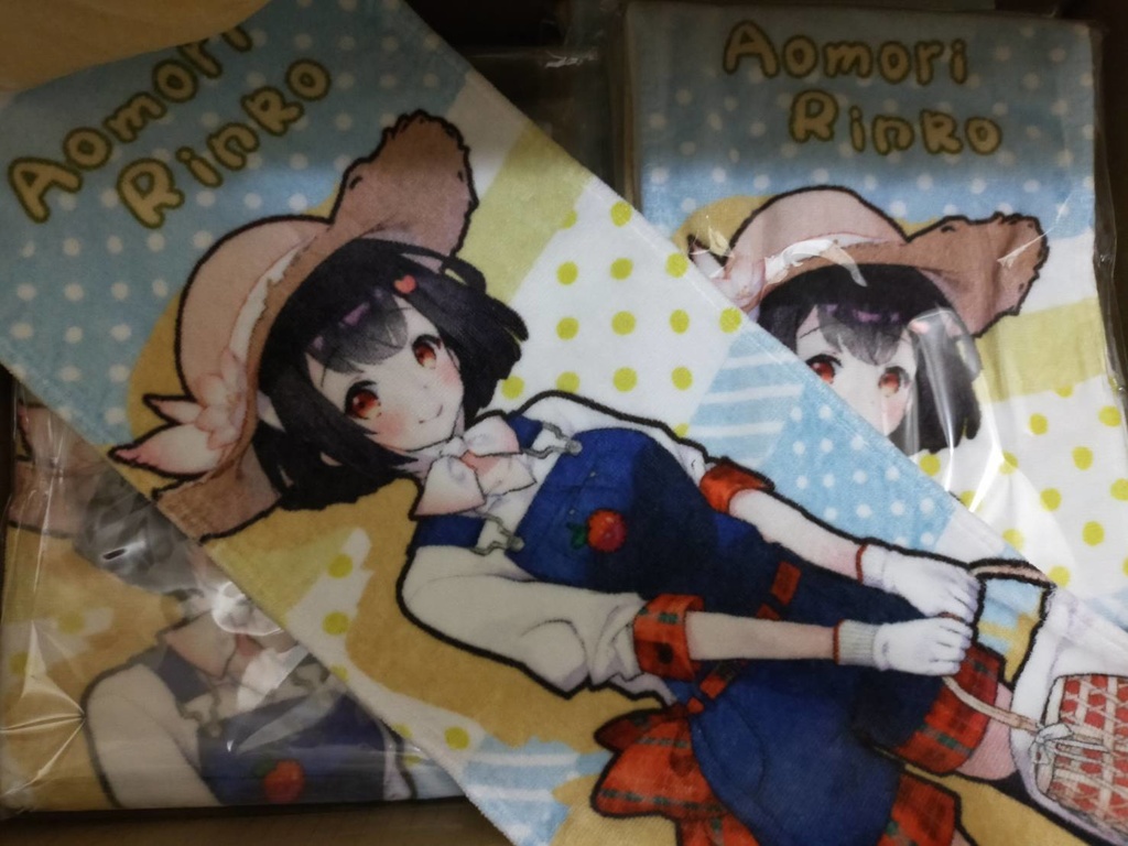 【農家りんこ】カラーマフラータオル