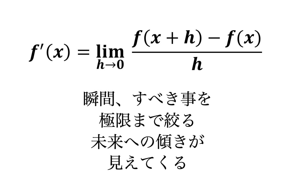 【リケほいTシャツ】微分