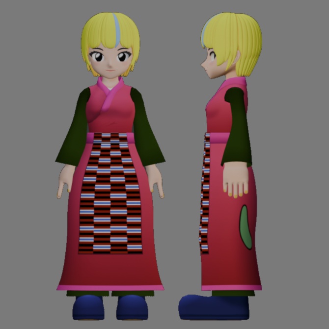 【Folk Attire】チュバ-Chupa-【民族衣装】