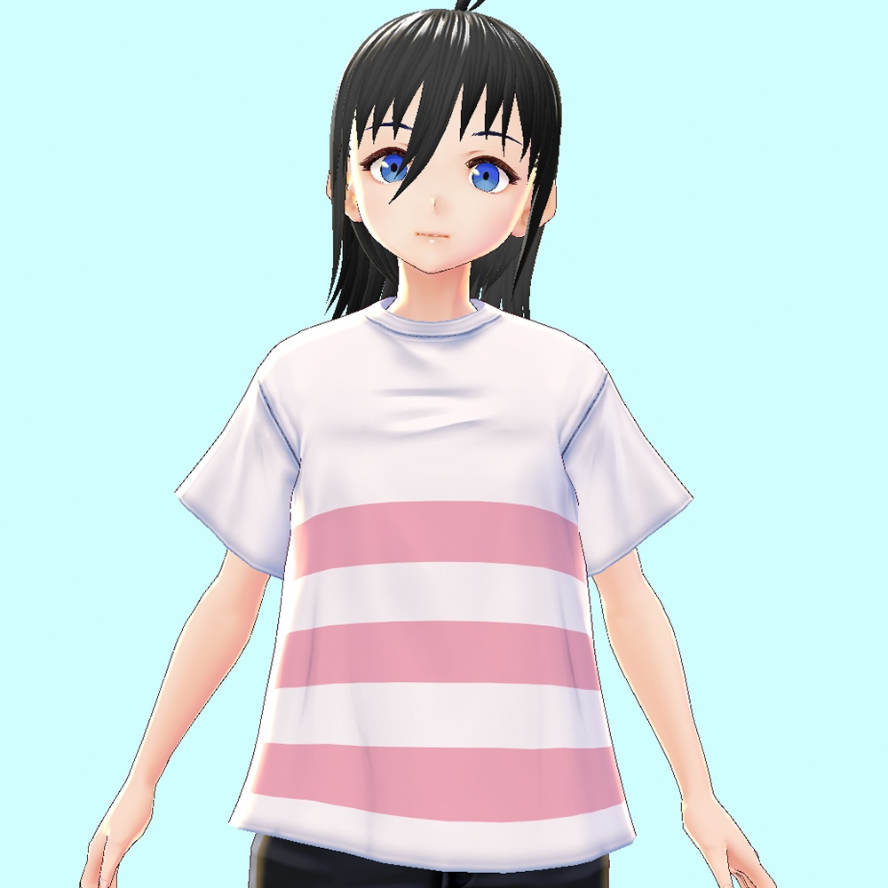 【VRoid】シンプルTシャツ02