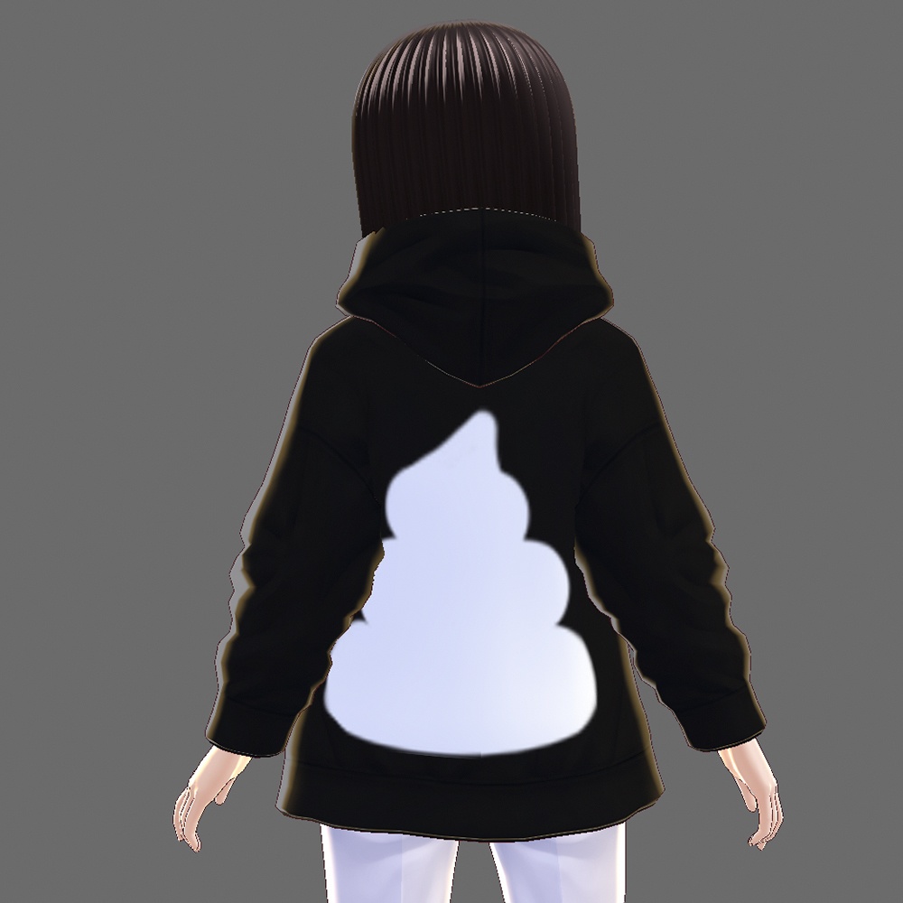 【VRoid】スーパーUNNKOパーカー