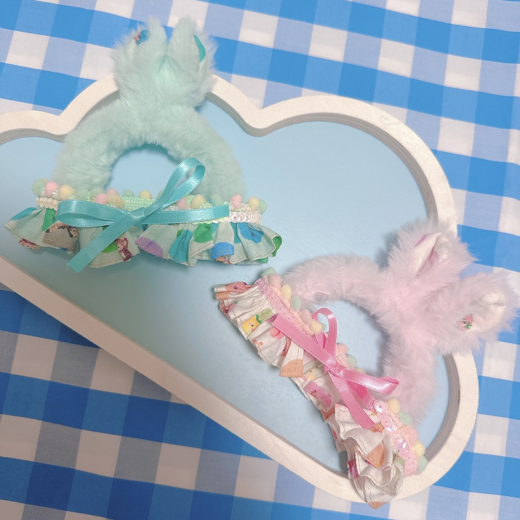 おめかしシリーズ🐰🐼