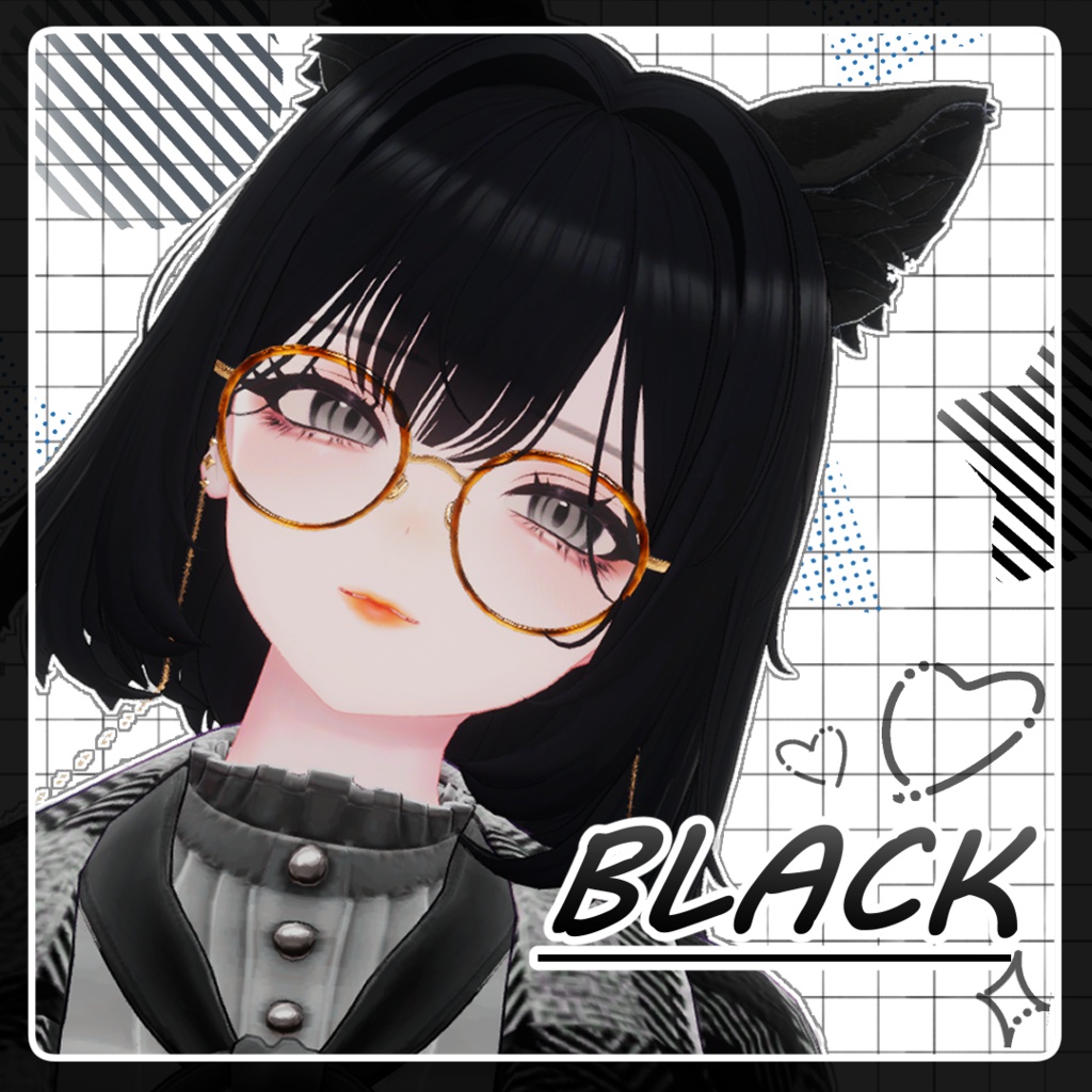 【しゅあん/Shuanちゃん 専用】Eye Texture🐾Simple Cat🐈️【単色12種/オッドアイ12種】