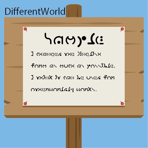 異世界フォント