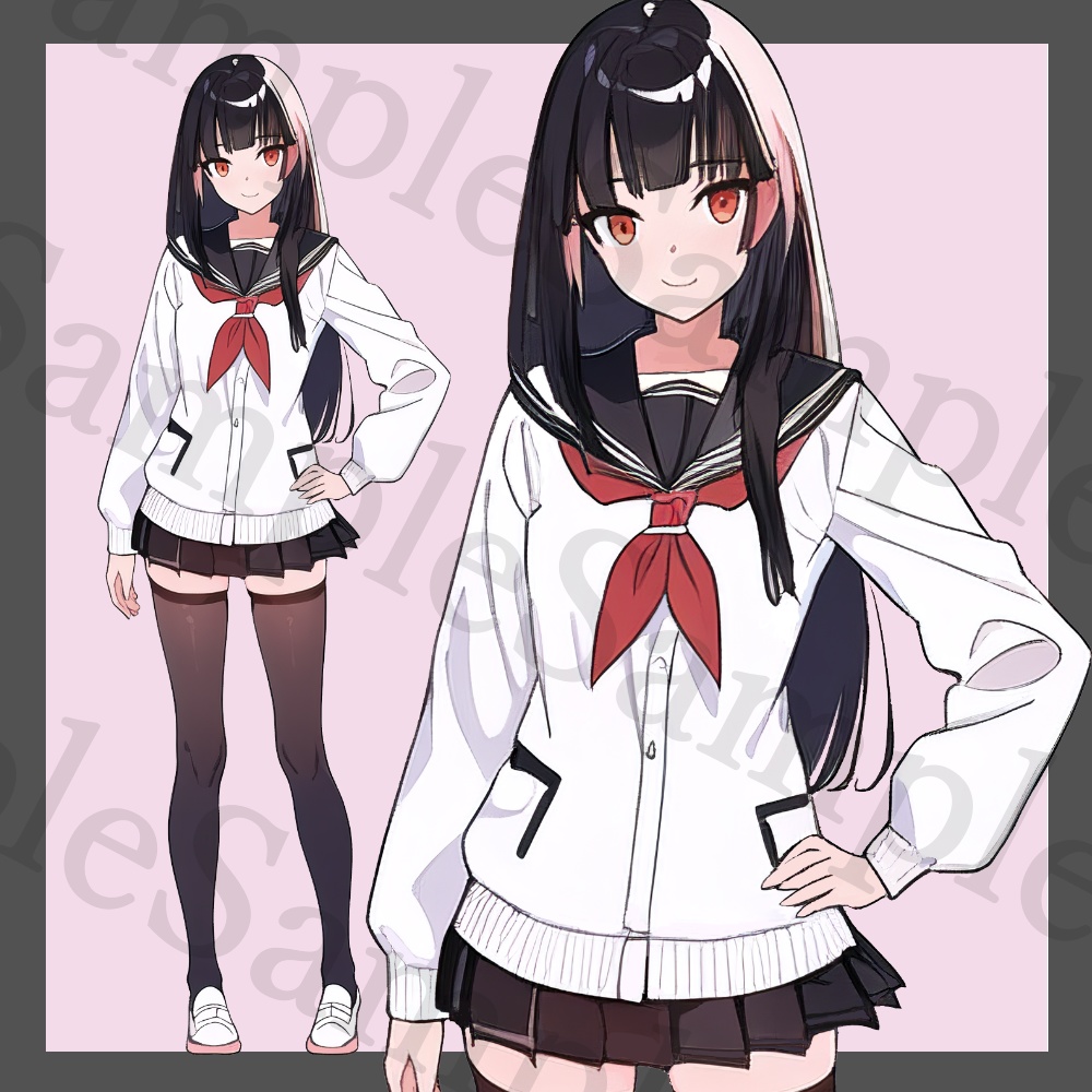 立ち絵~女子学生01~