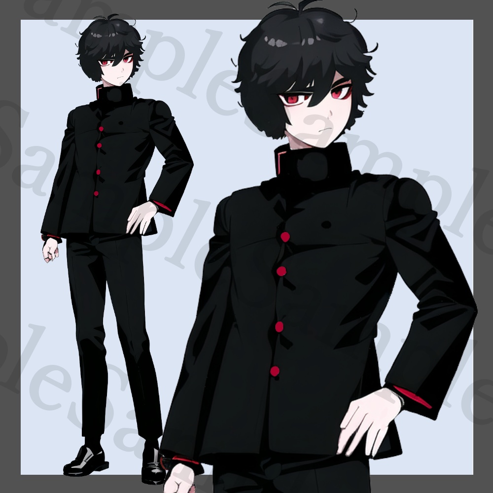 立ち絵~男子学生01~