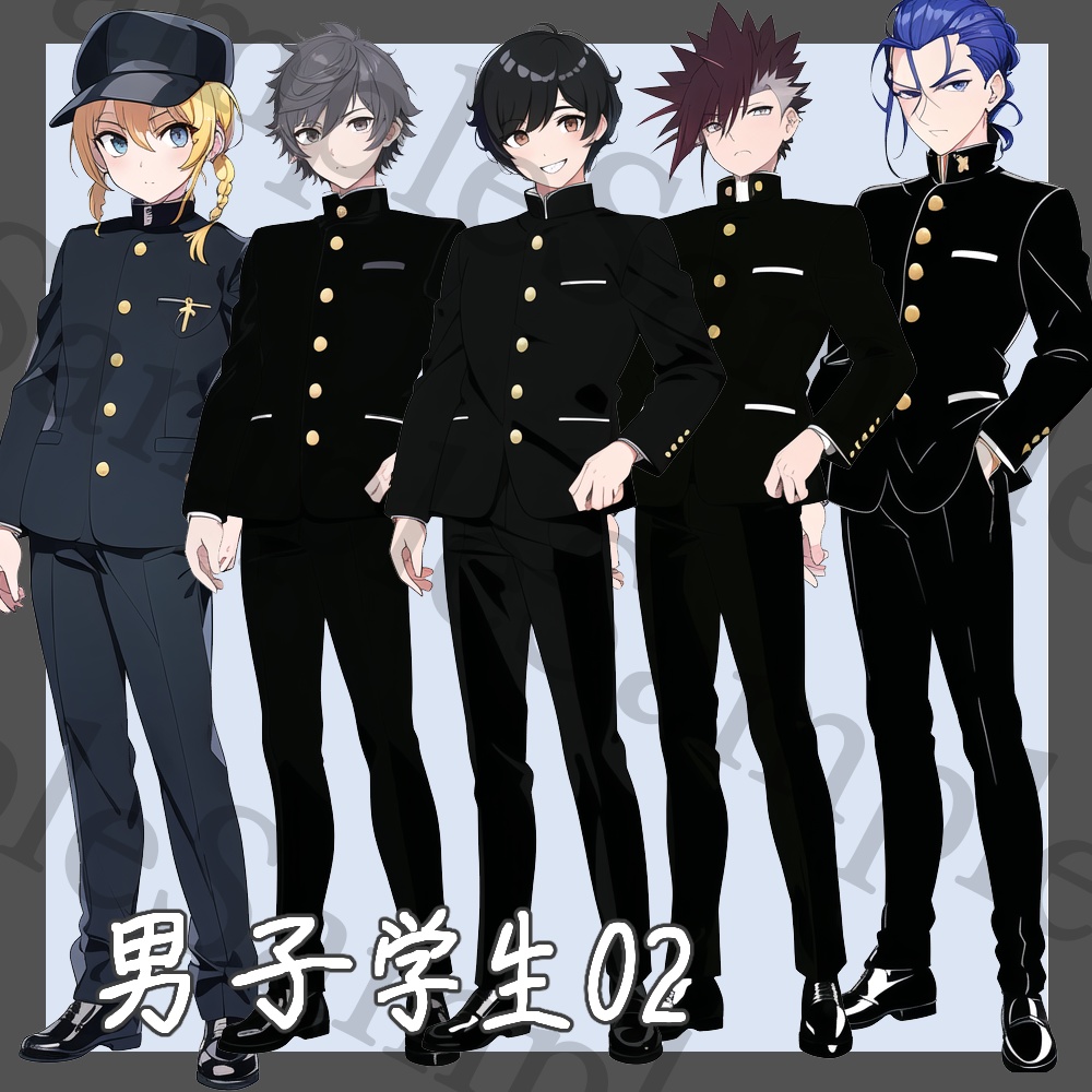 立ち絵~男子学生02~