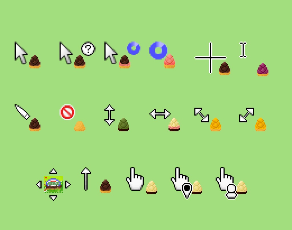 たけのこ派マウスカーソル