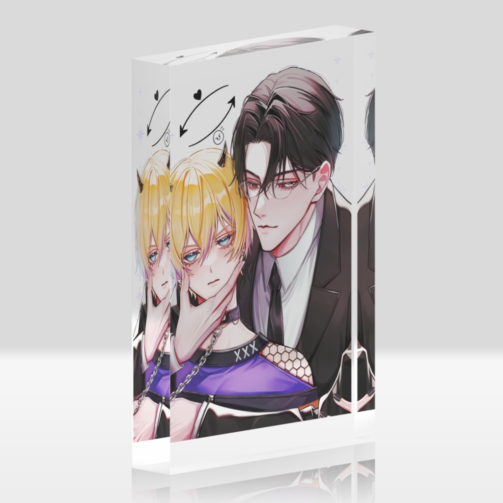 理想の彼氏アクリルブロック